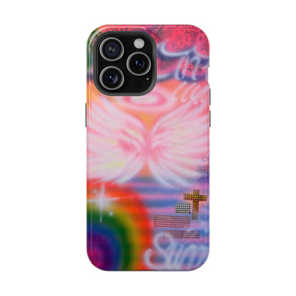 MagSafe "summer bliss" airbrush iPhone case