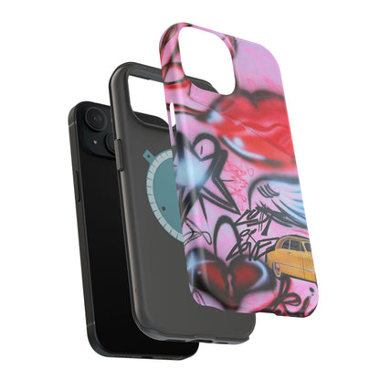 MagSafe "lust or love" airbrush iPhone case