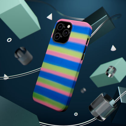 MagSafe "sherbet stripes" airbrush iPhone case