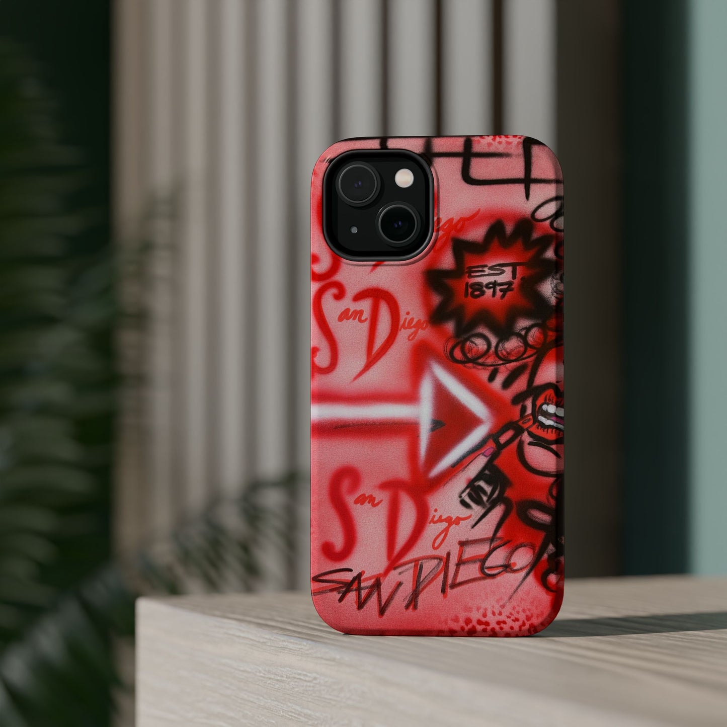 MagSafe "San Diego" Airbrush iPhone-Hülle