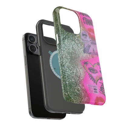 MagSafe "glitter gloss" airbrush iPhone case