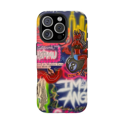 "im an angel" airbrush iPhone case