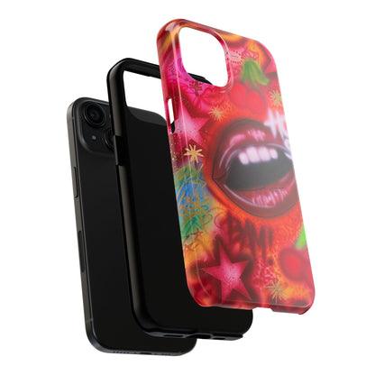 "hot stuff" airbrush iPhone case