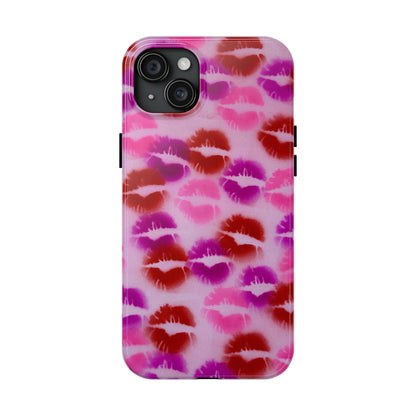 "mwah" airbrush iPhone case
