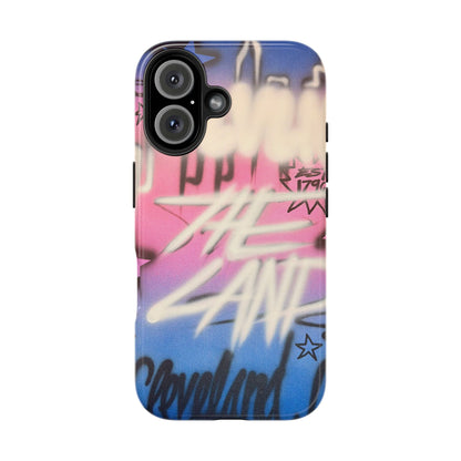 "cleveland" airbrush iPhone case