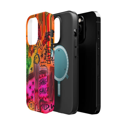 MagSafe "wild, wild west" airbrush iPhone case