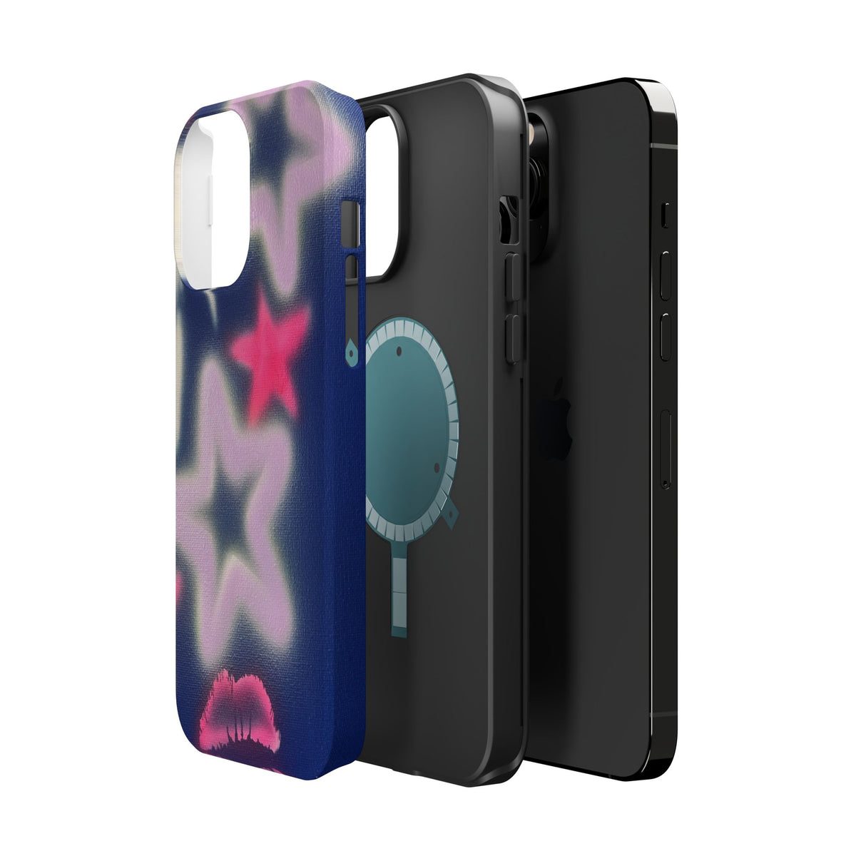 MagSafe "lavender luminary" airbrush iPhone case