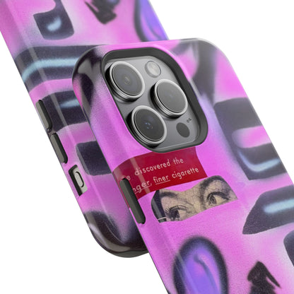 MagSafe "purple princess" airbrush iPhone case