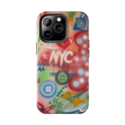 "i <3 NYC" airbrush iPhone case