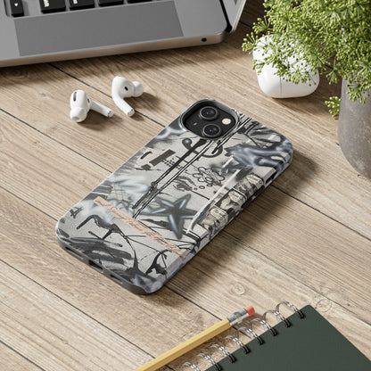 "monochrome mood" airbrush iPhone case
