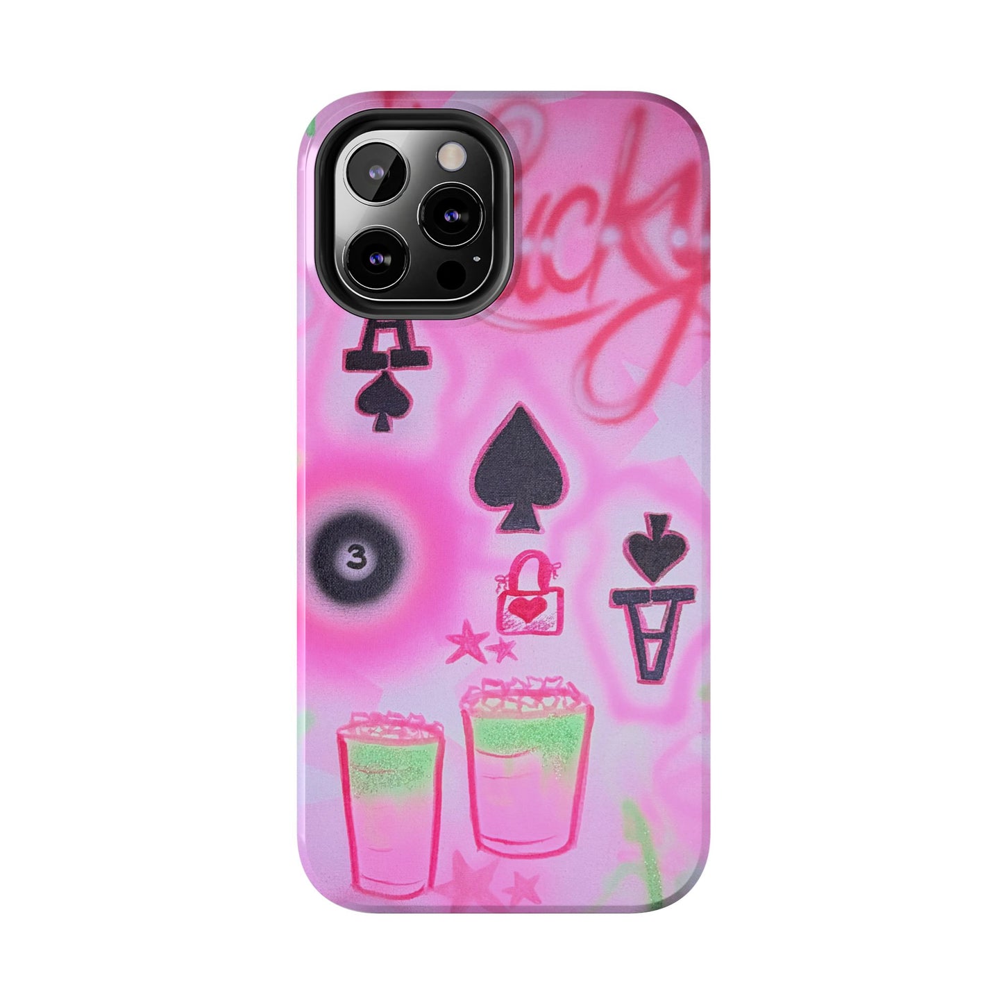 "lucky ace" airbrush iPhone case