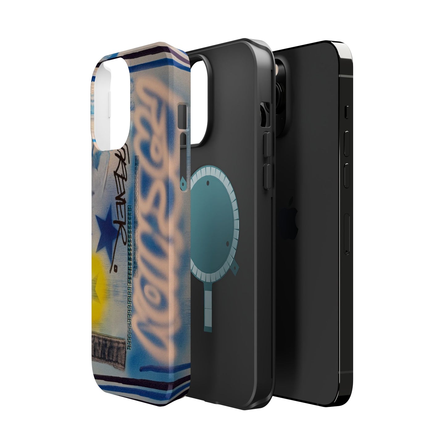 MagSafe "fashion forever" airbrush iPhone case