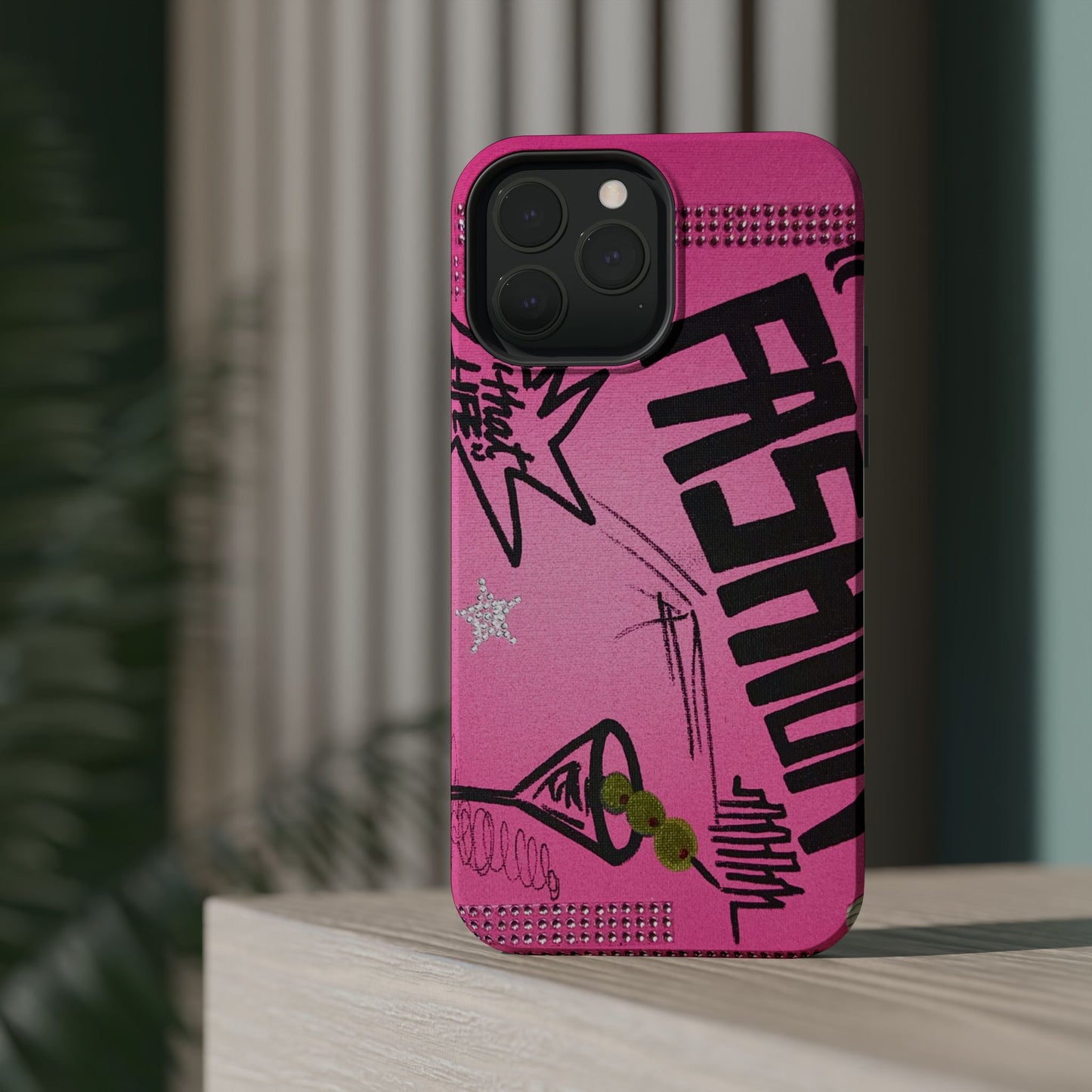 MagSafe "high fashion pt. 2" airbrush iPhone case