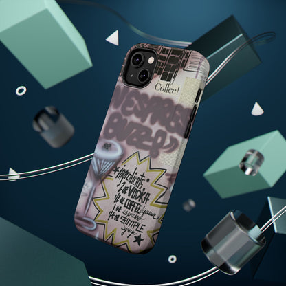 MagSafe "espresso martini" airbrush iPhone case