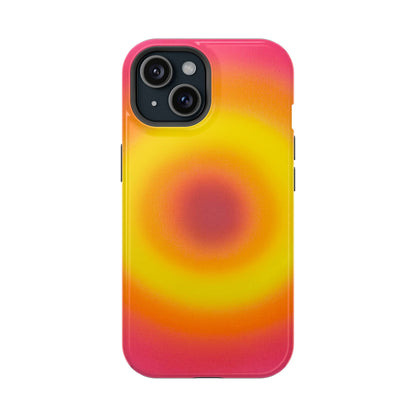 MagSafe "Pink Lemonade Aura" Airbrush iPhone Case
