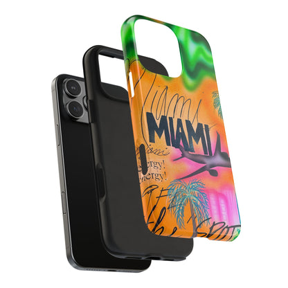 "miami, fl" airbrush iPhone case
