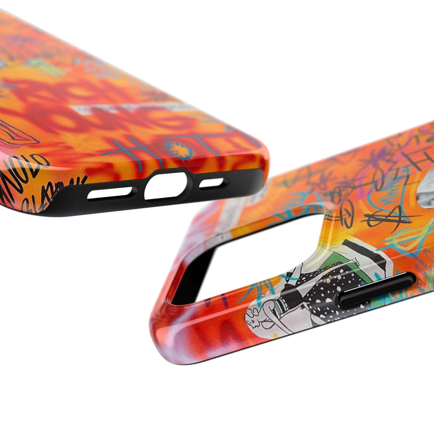 "young, rich, hot!" airbrush iPhone case