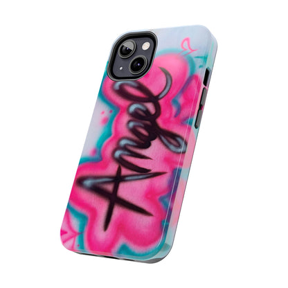 "angel" airbrush iPhone case
