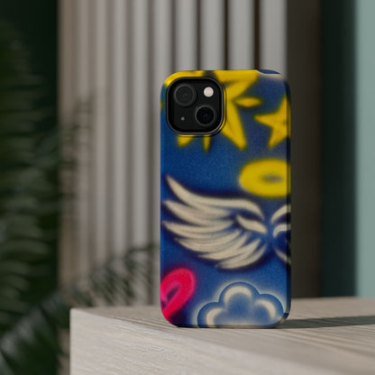 MagSafe "celestial halo" airbrush iPhone case