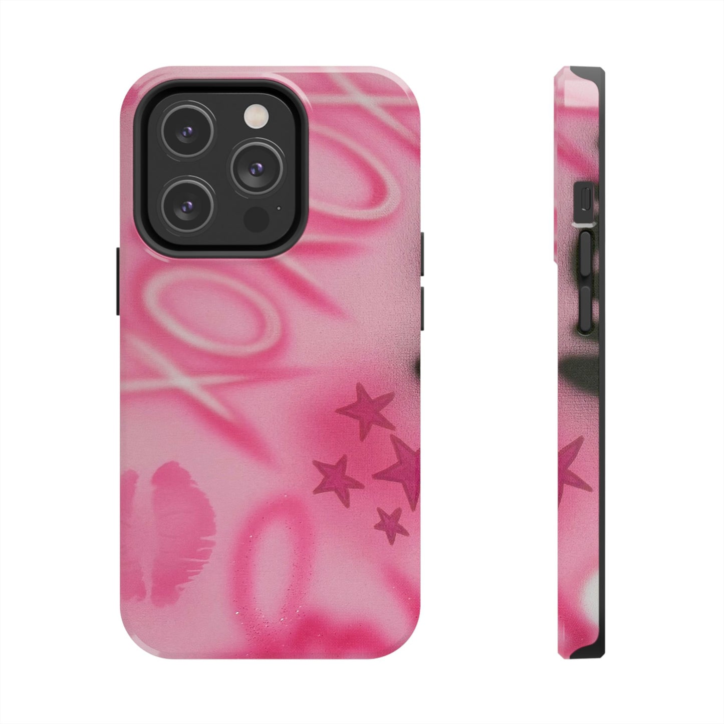 "perfectly pink" airbrush iPhone case