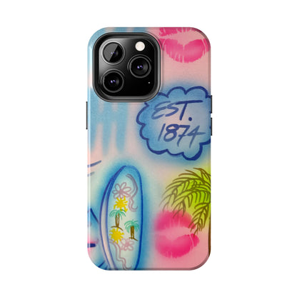 "in the wave" airbrush iPhone case