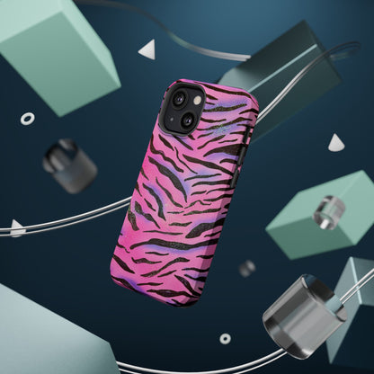 MagSafe "glitter zebra" airbrush iPhone case