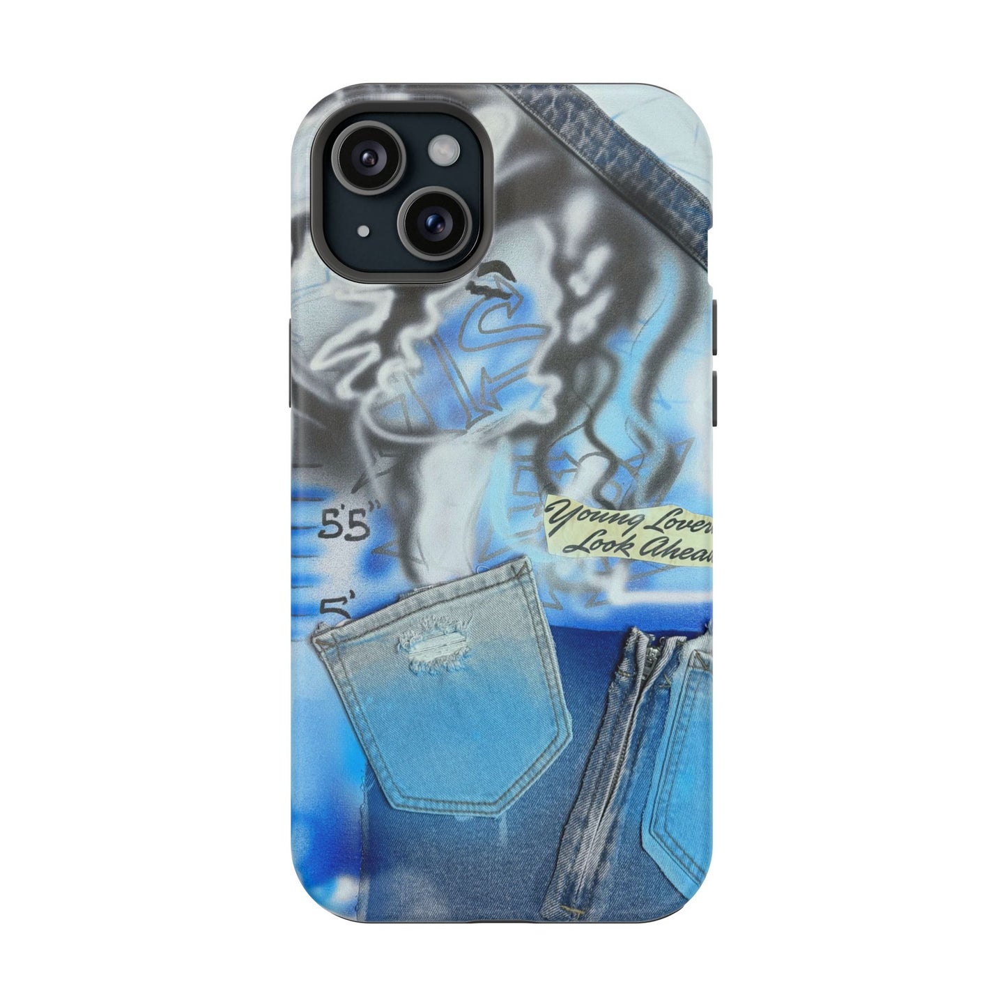MagSafe "young lovers" airbrush iPhone case