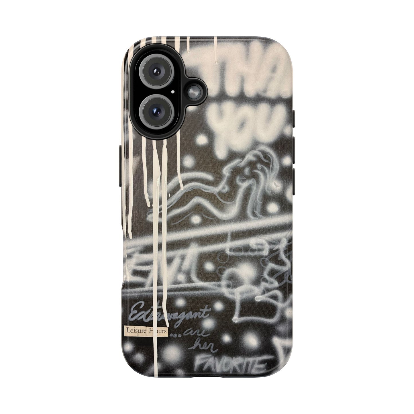 "extravagant leisure" airbrush iPhone case