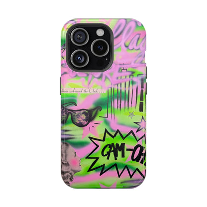 MagSafe "green camo" airbrush iPhone case