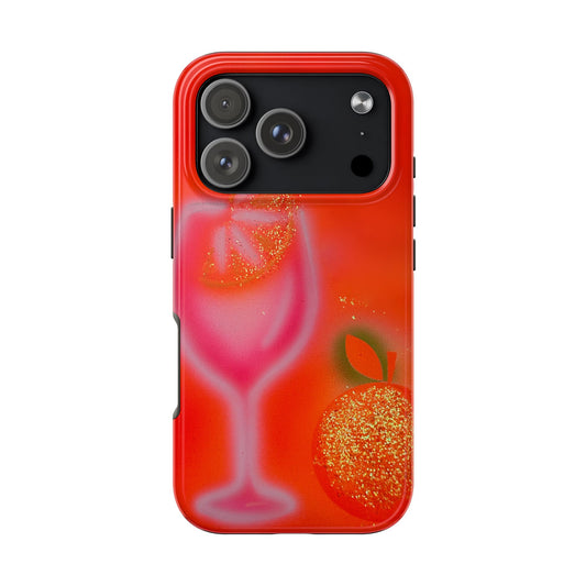 "aperol spritz" airbrush iPhone case