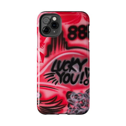 "LUCKY YOU! PT. 2" airbrush iPhone case