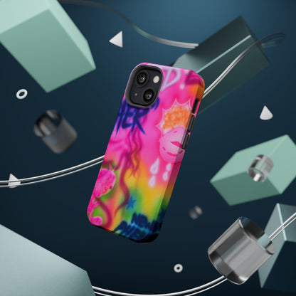 MagSafe "wanted" airbrush iPhone case