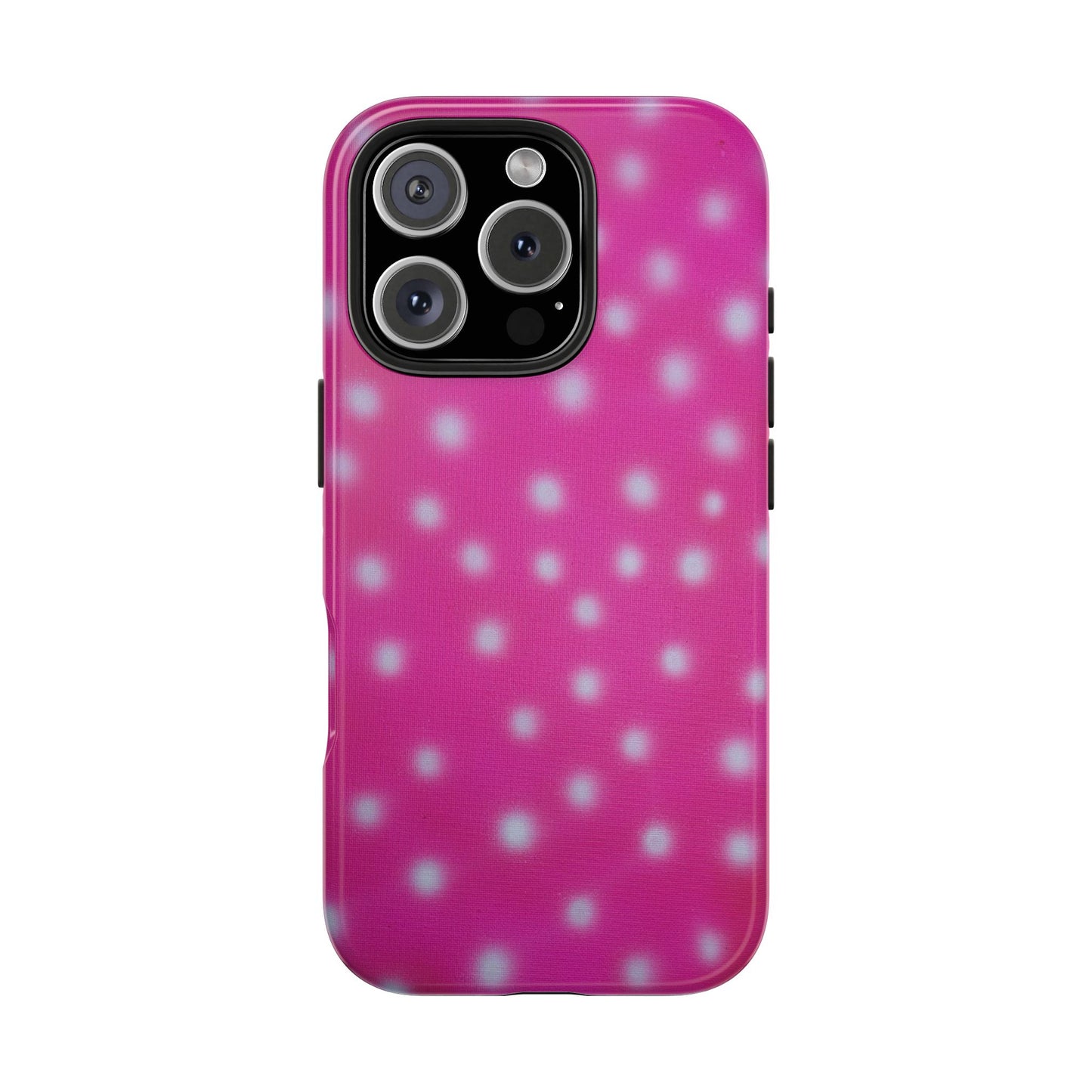 "bubblegum polka dot" airbrush iPhone case