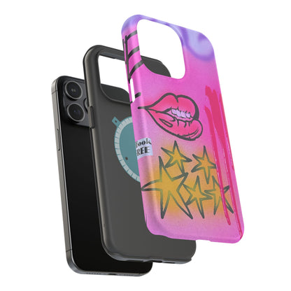 MagSafe "star drip" airbrush iPhone case