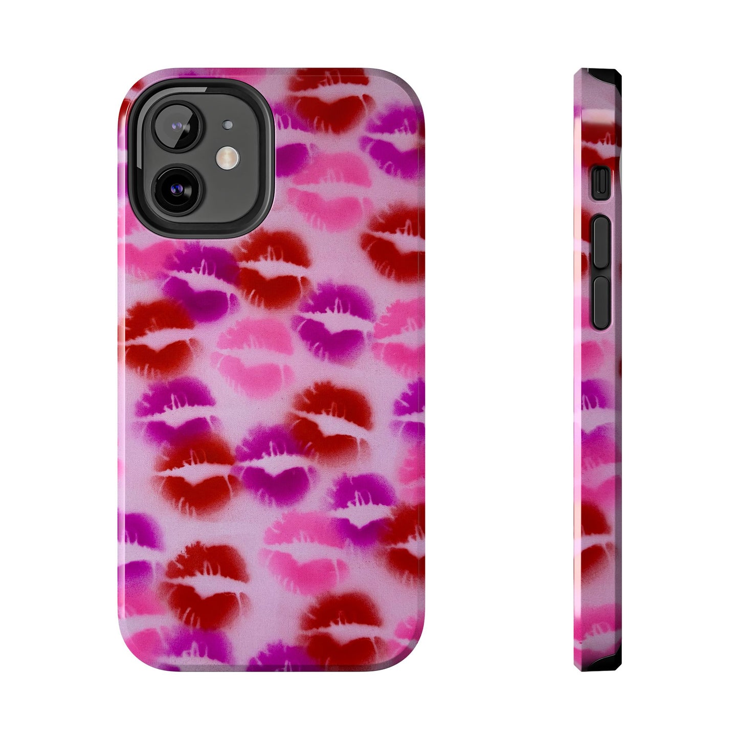 "mwah" airbrush iPhone case