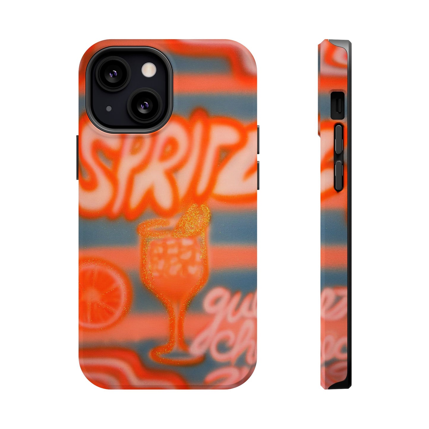 MagSafe "aperol spritz pt. 2" airbrush iPhone case