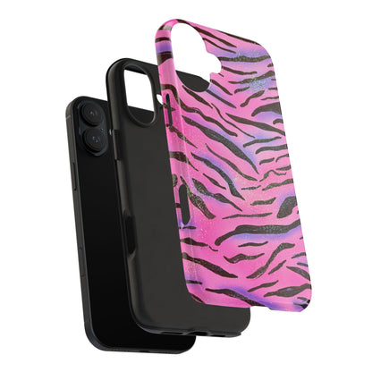 "glitter zebra" airbrush iPhone case
