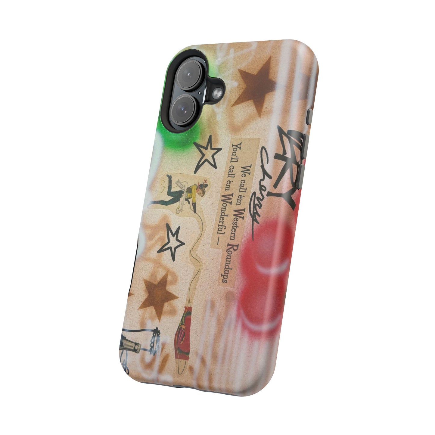 MagSafe "very cherry" airbrush iPhone case