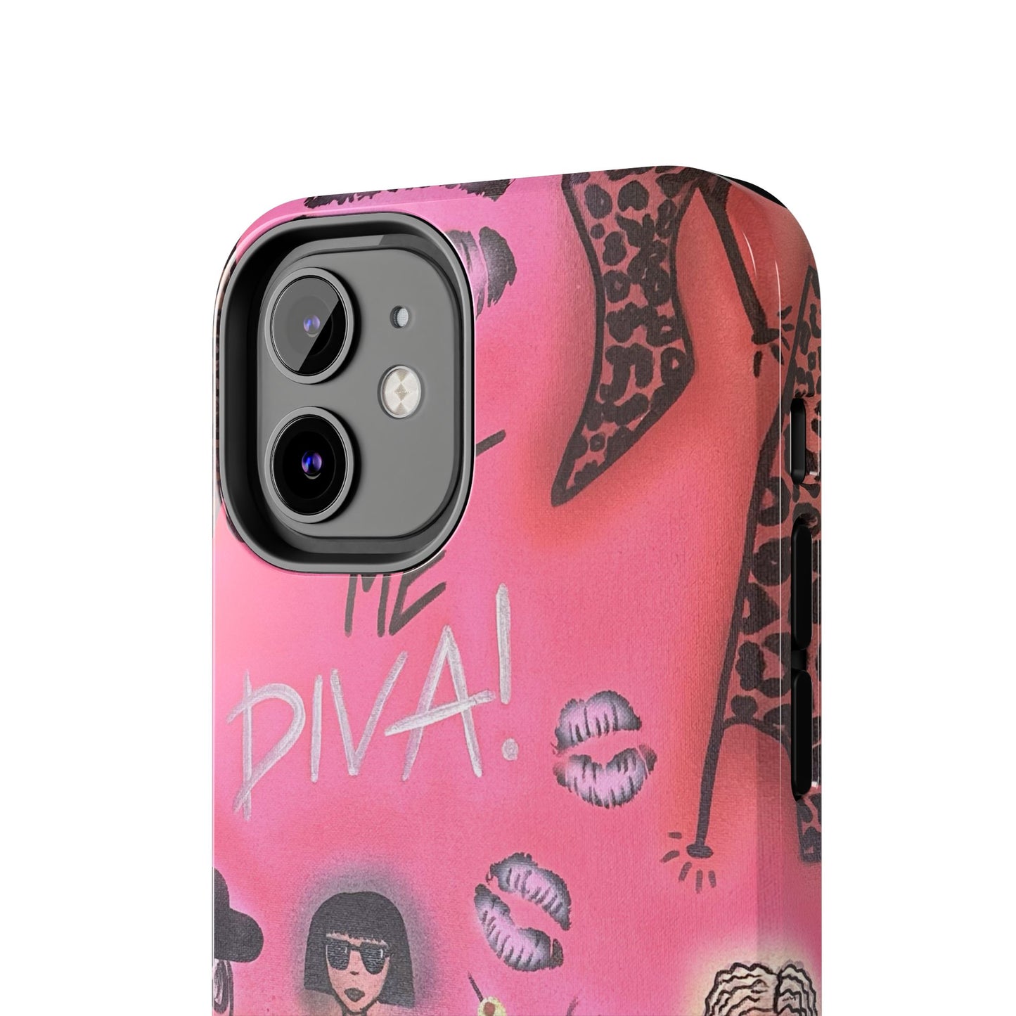 "party diva" airbrush iPhone case