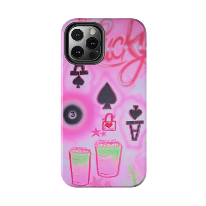 "lucky ace" airbrush iPhone case