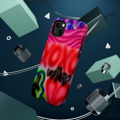 MagSafe Airbrush-iPhone-Hülle „with luv, xoxo“