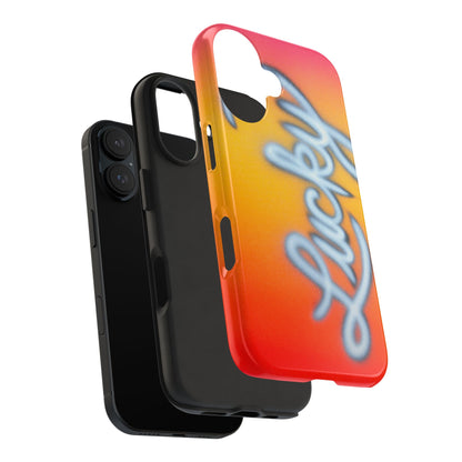 "lucky" airbrush iPhone case