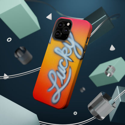 MagSafe "lucky" airbrush iPhone case