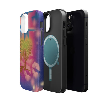 MagSafe "glowy night" airbrush iPhone case