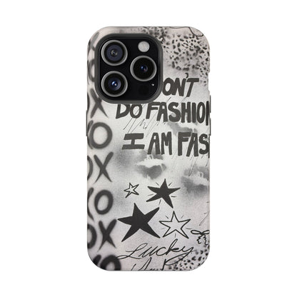 MagSafe "i am fashion" airbrush iPhone case