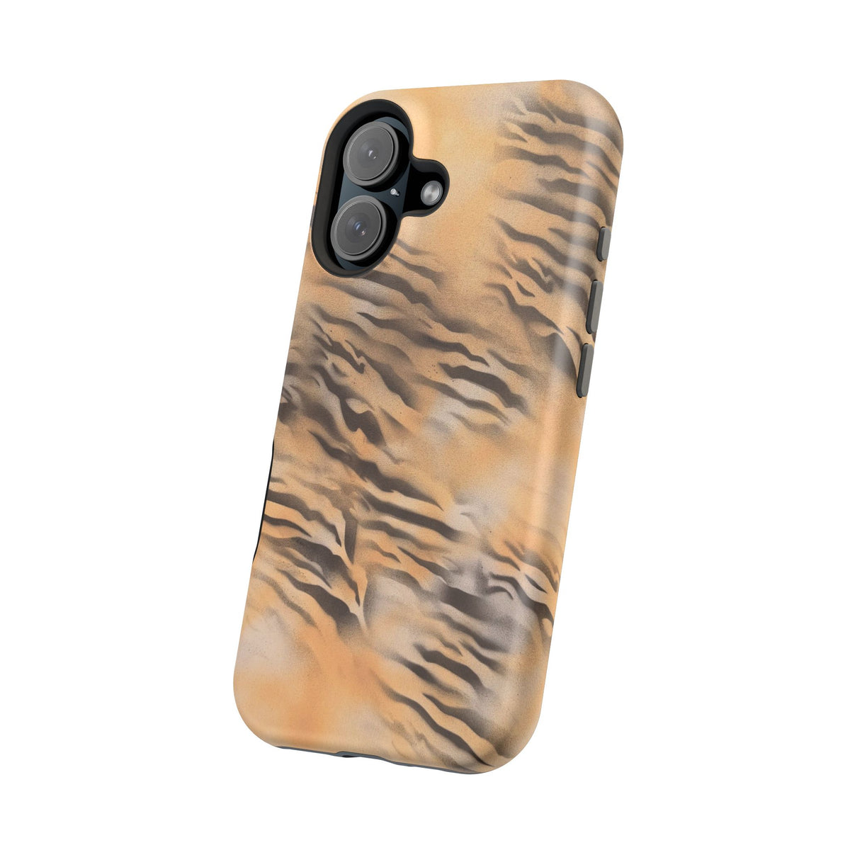 MagSafe "neutral tiger" airbrush iPhone case