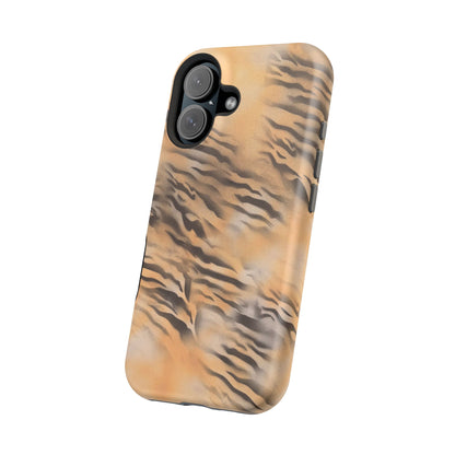 MagSafe "neutral tiger" airbrush iPhone case