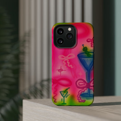 MagSafe „Bow Martini“ Airbrush-iPhone-Hülle