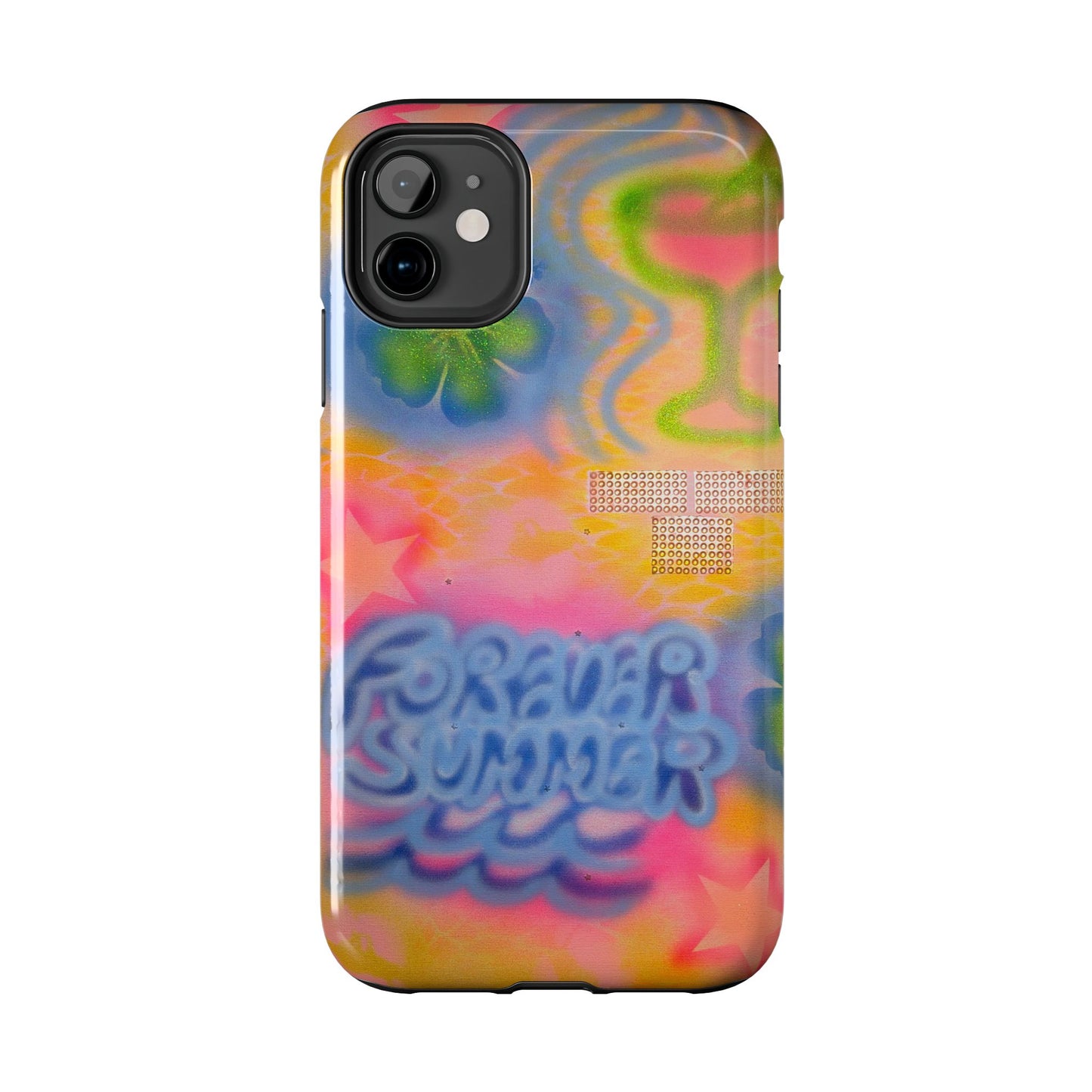 "forever summer" airbrush iPhone case