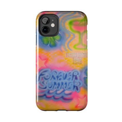 "forever summer" airbrush iPhone case